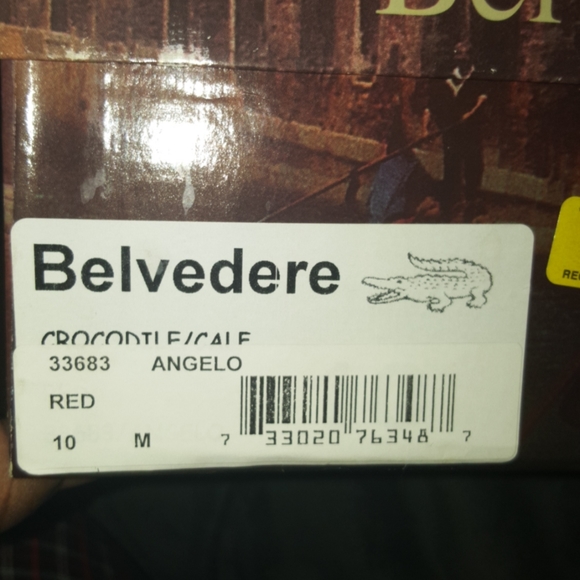 Studio Belvedere Crocodile Red (Size 10) - Picture 7 of 9